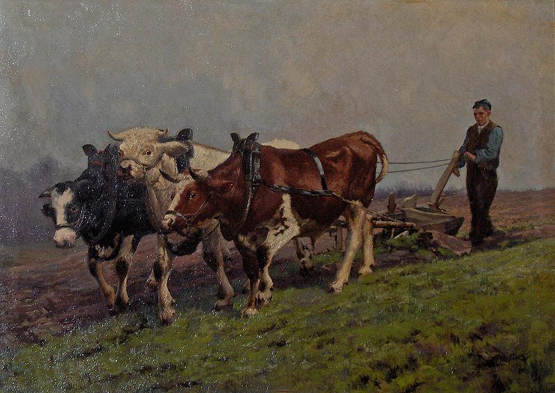 Georges Jansoone Plowing